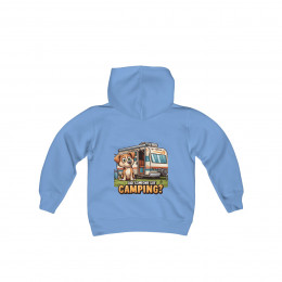 Someone Say Camping Youth Heavy Blend Hooded Sweatshirt